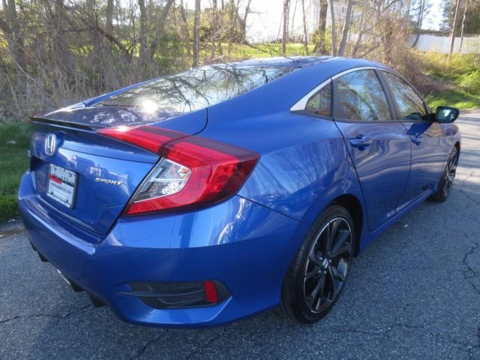 2021 Blue /Black Honda Civic LX (2HGFC2F86MH) with an 2.0L 4cyl engine, Automatic transmission, located at 270 US Route 6, Mahopac, NY, 10541, (845) 621-0895, 41.349022, -73.755280 - Photo #3